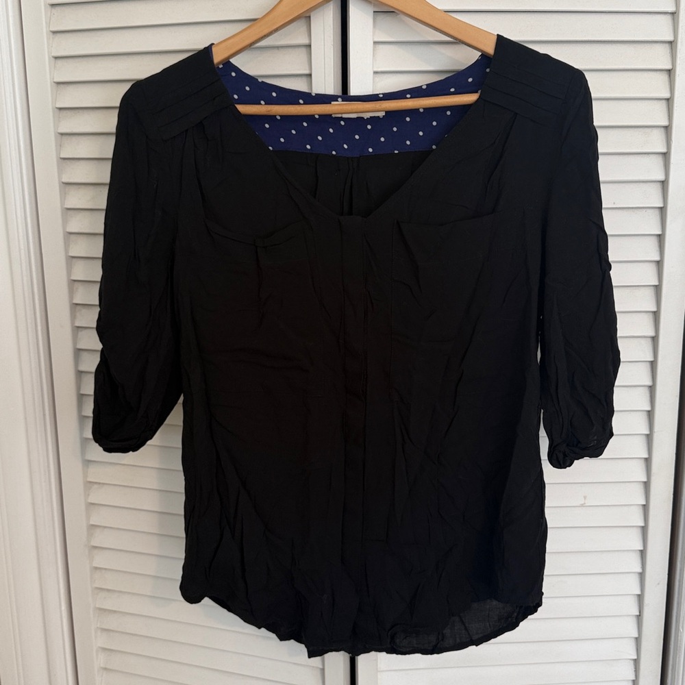 Edme & Esyllte Chic Black Blouse - 8